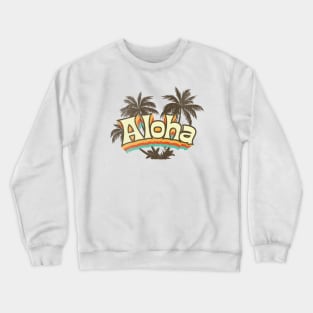 Aloha Palm Trees Crewneck Sweatshirt